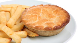 Pie with chips